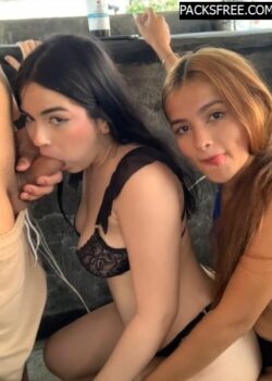 La amiga de mi novia es buena mamando 5