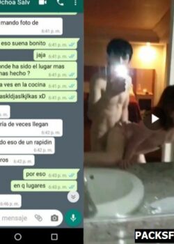 Se tientan hasta que terminan cogiendo 2