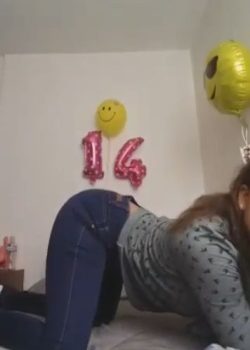 Morrita De Cumple Poniéndose Más Rica 7