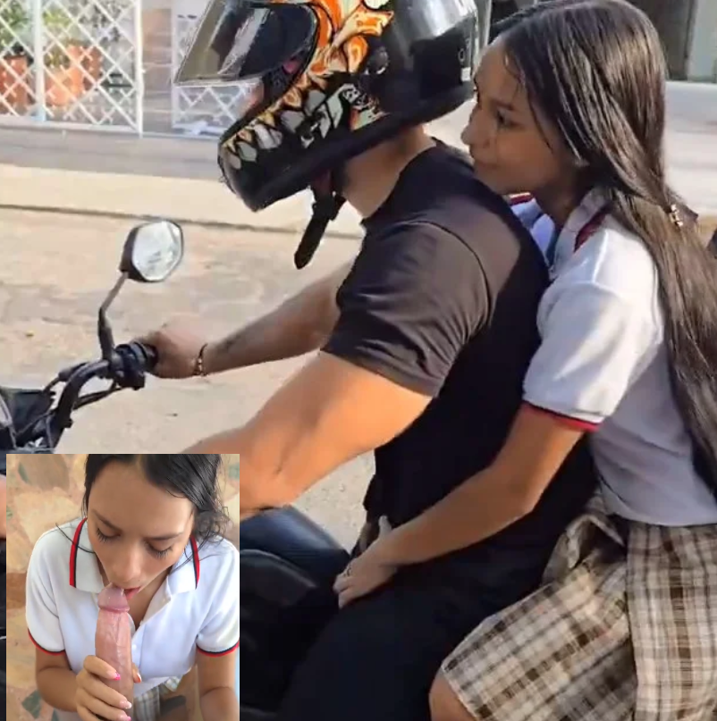 Colegiala de 18 añitos chupandome toda la pija 1