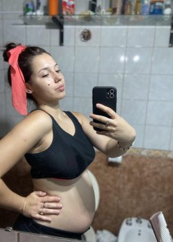 Fotos encontradas en el celular de una trola embarazada 4